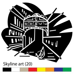skyline_art(20)