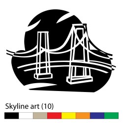 skyline_art(10)